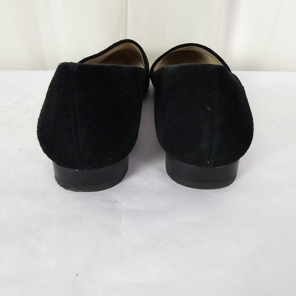 Bettye Muller Black Suede Flats Size 7.5 - Picture 8 of 10